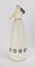 Vintage BOC Sparklets Soda Syphon Dispenser White Black Executive edition Bottle