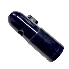 1Pc Black Acrylic Bullet Head