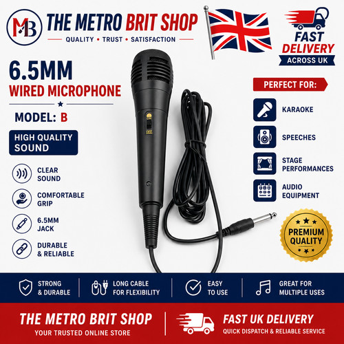 Wired vocal mic - wired, integrated