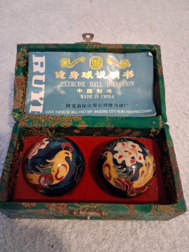 Vintage chinese baoding balls - vintage,
