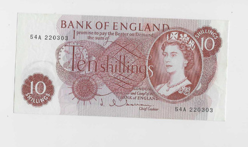 1963 bank england ten - 1963,
