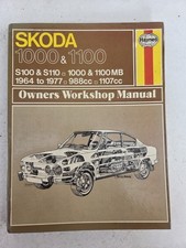 Skoda S100 S110 1000 1100MB Haynes Manual 1964 to 1977 Saloon Coupe 988cc 1107cc