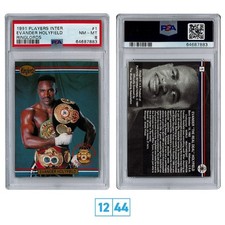 Evander Holyfield - PSA 8 - 1991 Ringlords Players International #1