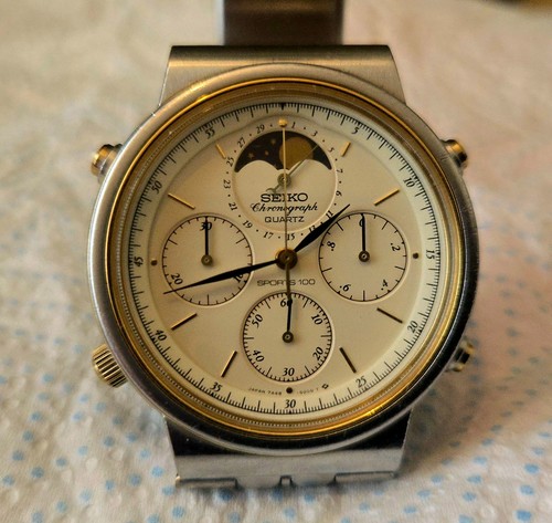 Seiko 7a48 5000 chronograph - seiko,