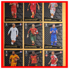 Topps Match Attax Football Cards UEFA EURO 2024 BLACK EDGE EDITION FULL SET