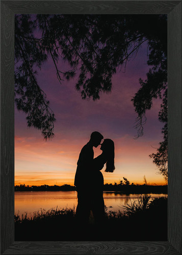Couple sunset nature framed - couple,