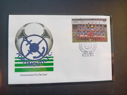 Portsmouth football club fdc - club,