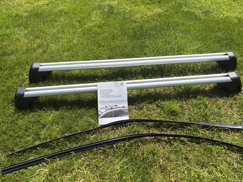 Pair genuine bmw roof - of, rack