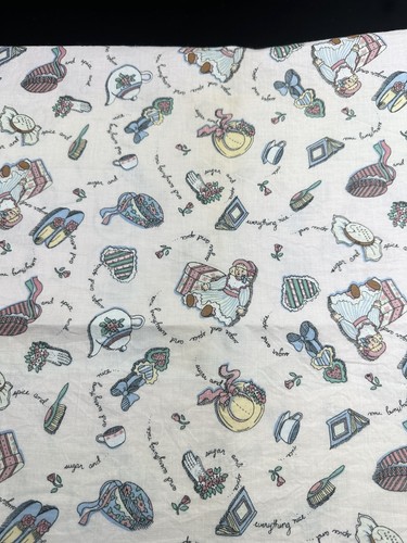Vtg susan winget fabric - winget,
