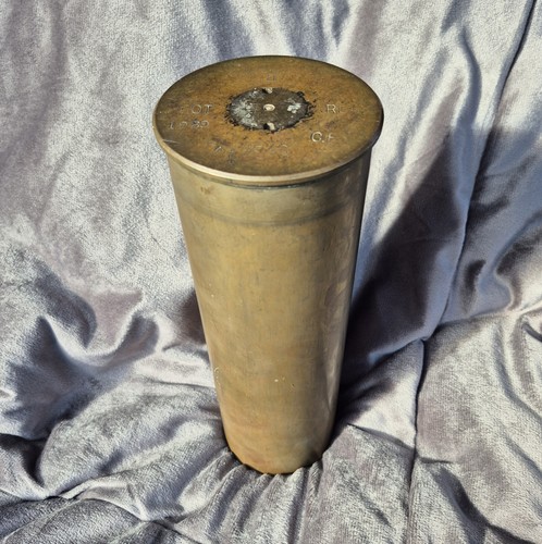Trench art ww2 heavy brass - ww2,