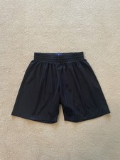 Prostar Black Sports Shorts - Large Youth 26-28 Inches