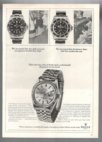 Rolex advertising 1966 oyster - rolex,