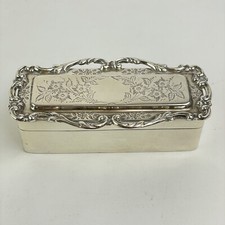 Vintage Solid Silver Snuff