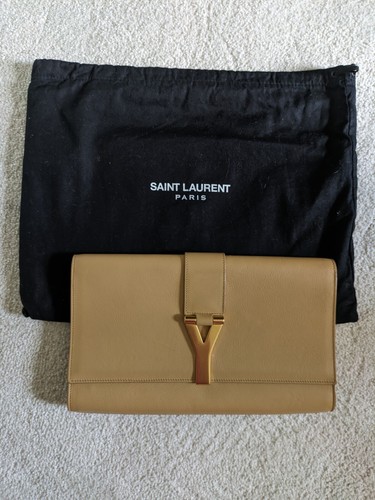 Saint laurent beige - clutch, bag