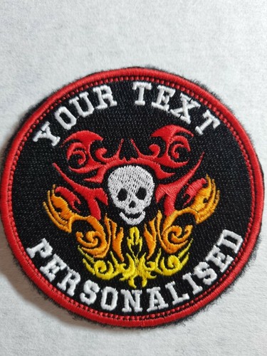 Personalised embroidered badge - embroidered,