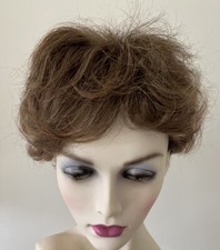 Toni Wig By Dimples, Medium Brown With Grey.