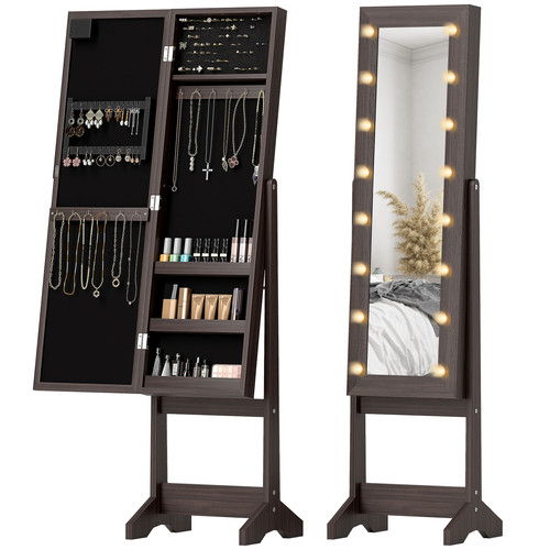 Led mirrored jewellery - jewellery, cabinet