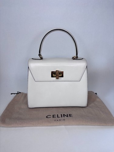 Vintage celine white leather - celine,