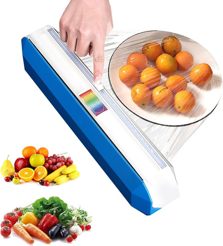 Plastic wrap dispenser with - dispenser,