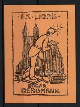Exlibris edgar bergmann - edgar,