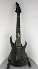 (Pa2) Solar Guitars A2.8 Open Pore Black 8-String Guitar
