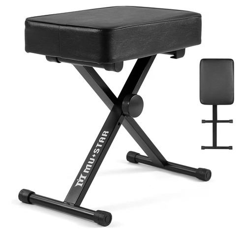Mustar adjustable piano bench - mustar,