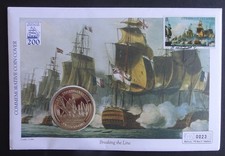 2005 Breaking the Line Nelson Trafalgar PNC Coin Cover