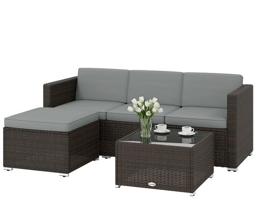 3pc garden furniture - furniture, rattan