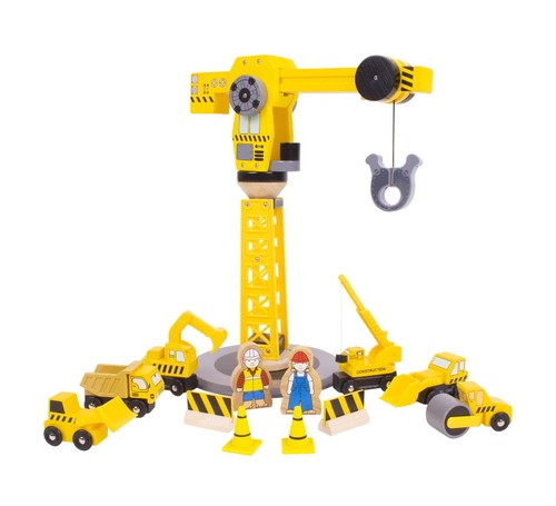 Crane building digger - crane, &