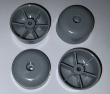 Set of 4 IKEA DETOLF Base Feet 113290 for Glass Cabinet GREY - US SELLER