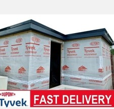 Tyvek Housewrap breather Membrane 1.4m x 20m long cut to size. NEXT DAY DELIVERY