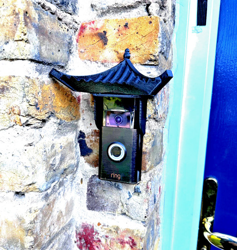 Ring doorbell japanese pagoda - ring,