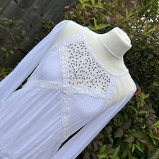 Guess White Boho Gypsy Lace