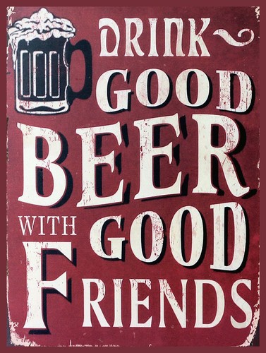 Drink good beer retro - good, beer,