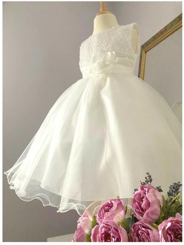 Flower girl dress christening - girl,