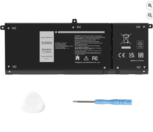 H5ckd laptop battery 53wh 15v - h5ckd,