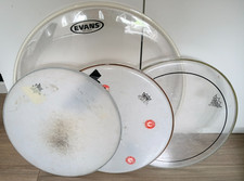 3x Remo Weatherking Floor Tom