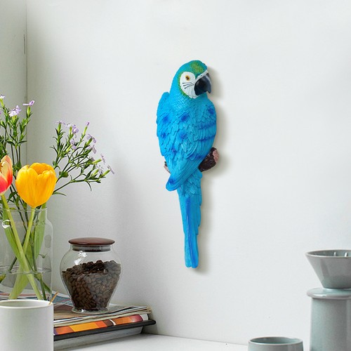 Garden parrot ornament resin - ornament,