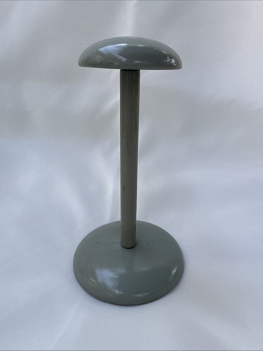 Vtg wooden hat - wooden, stand