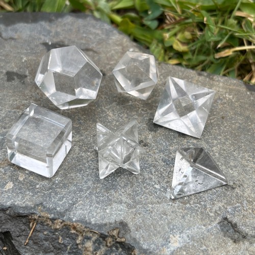 Clear quartz crystal platonic - quartz,