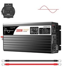 Xijia 2000 Watt (peak 4000W) Pure Sine Wave Inverter 12v (10v-15v) 230V