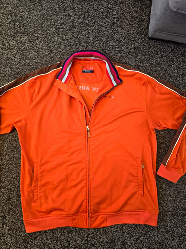 Coogi men orange full zip - men's,