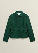 Hobbs 100% Wool Daniella Wool Jacket Size 10 RRP £199