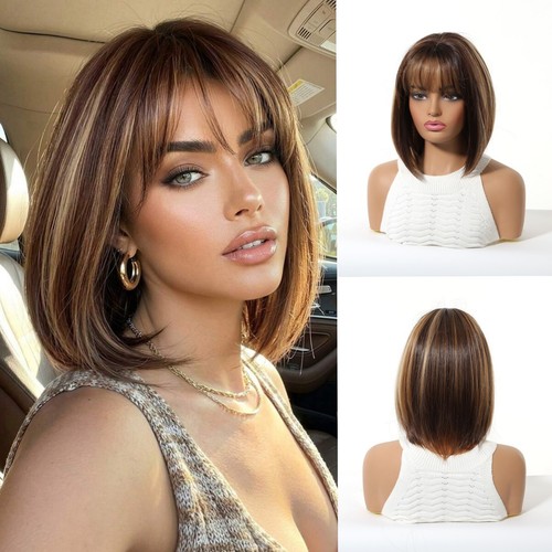 Women ombre highlight bob wig - ombre,