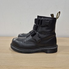 Dr Martens X WTAPS Japanese Streetwear 1460 Black Leather Steel Toe Boots Uk 5