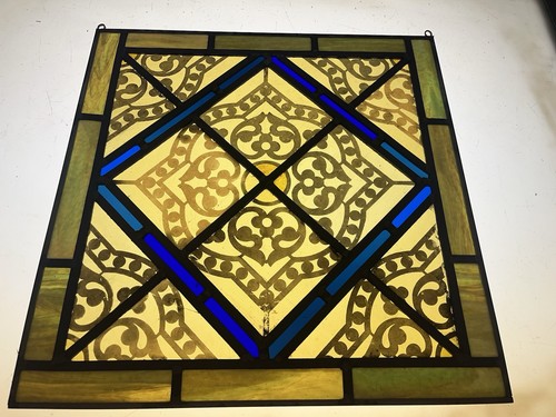 Antique leaded stained glass - stained,