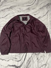 Cedar Wood State Hoodie Jacket Burgundy, Size Large