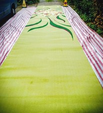 4 x Rolls 80/20 9M by 2M Green Wilton Backing Brintons Carpet