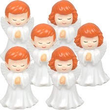 6Pcs Praying Angel Statues