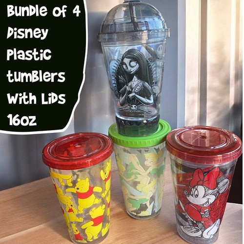 Disney plastic 16oz tumblers - plastic,